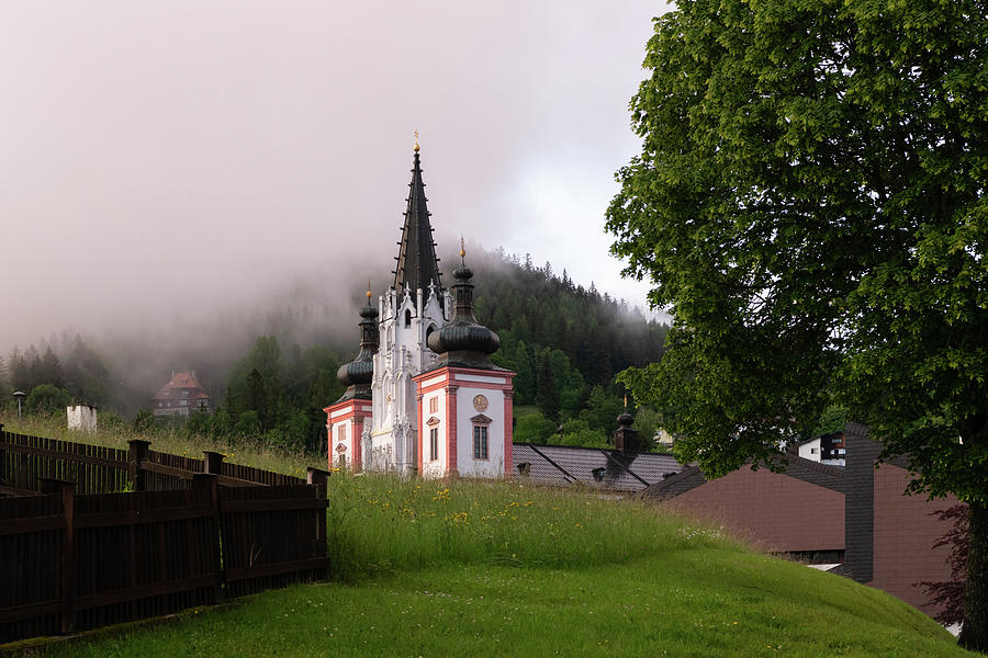 Basilica Of The Birth Of The Virgin Mary In Mariazell Photograph