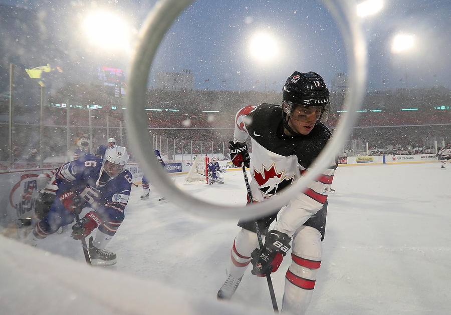 Canada v United States - 2018 IIHF World Junior Championship #24 Photograph by Kevin Hoffman