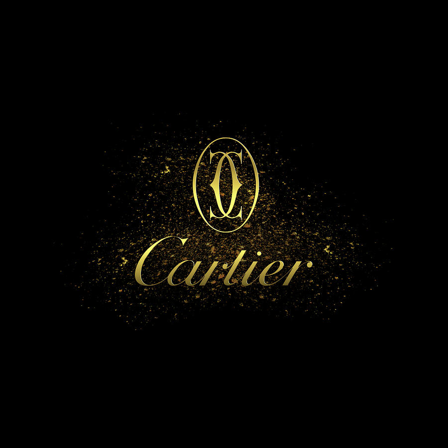 Cartier. Logo Digital Art by Virginie Faubert