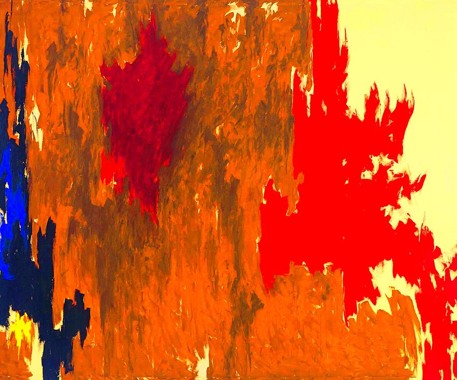 Clyfford Still Vibrante Colors Painting by Salmane Zid - Fine Art America