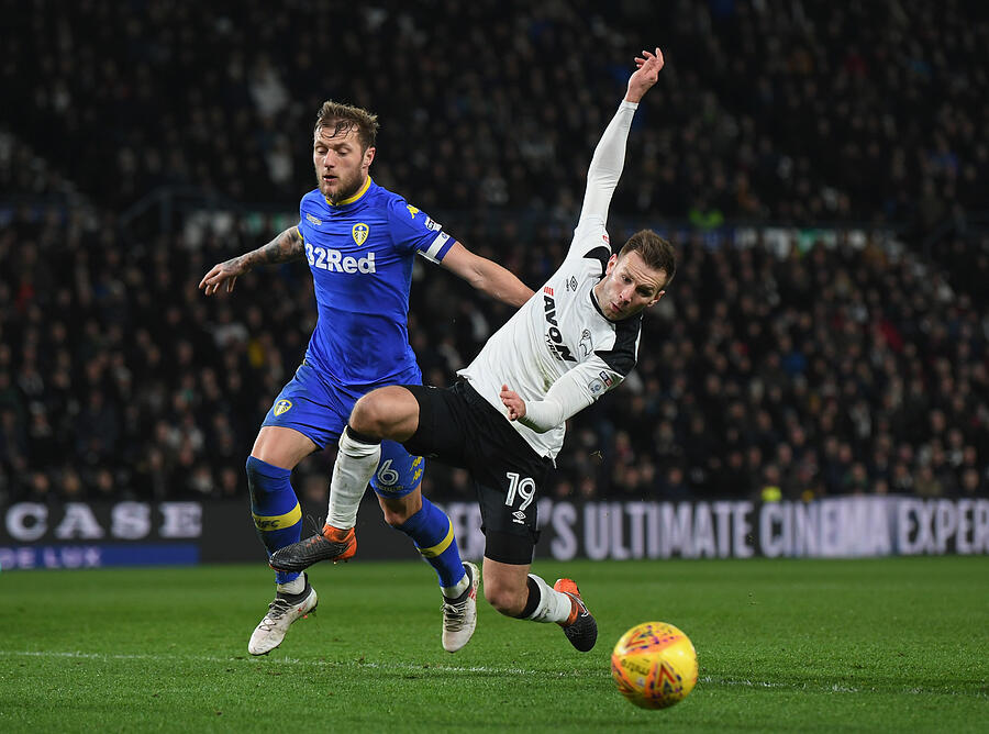 Derby County v Leeds United - Sky Bet Championship #24 Photograph by Laurence Griffiths