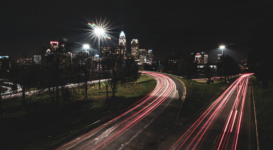 Downtown of Charlotte North Carolina skyline  #24 Photograph by Alex Grichenko