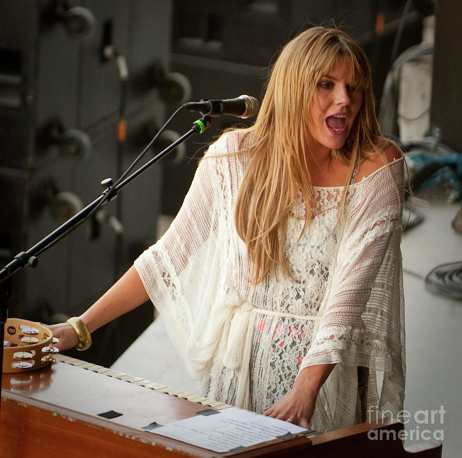 Grace Potter and the Nocturnals at Bonnaroo 2011 #25 Photograph by David Oppenheimer