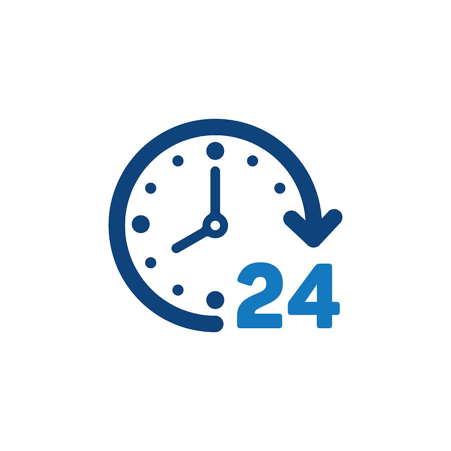 24 Hours support icon. Solid icon that can be applied anywhere, simple, pixel perfect and modern style Drawing by Ali Kahfi 24 Hours support icon. Solid icon that can be applied anywhere, simple, pixel perfect and modern style Drawing by Ali Kahfi