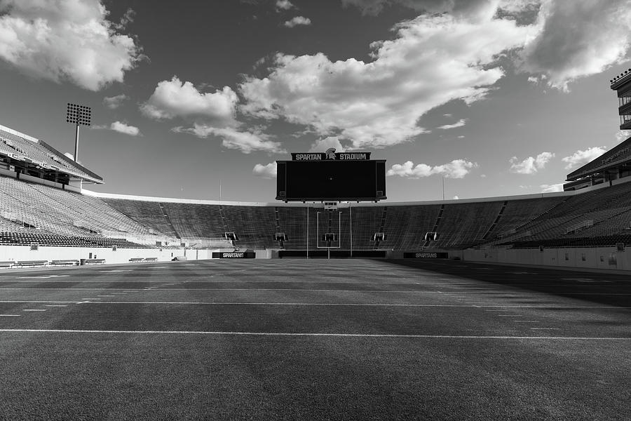 Inside Spartan Stadium on the campus of Michigan State University in East Lansing Michigan #24 Photograph by Eldon McGraw