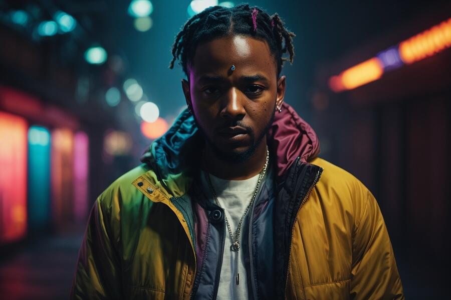 Kendrick Lamar Digital Art - Kendrick Lamar #24 by Amsterdam Funderburke