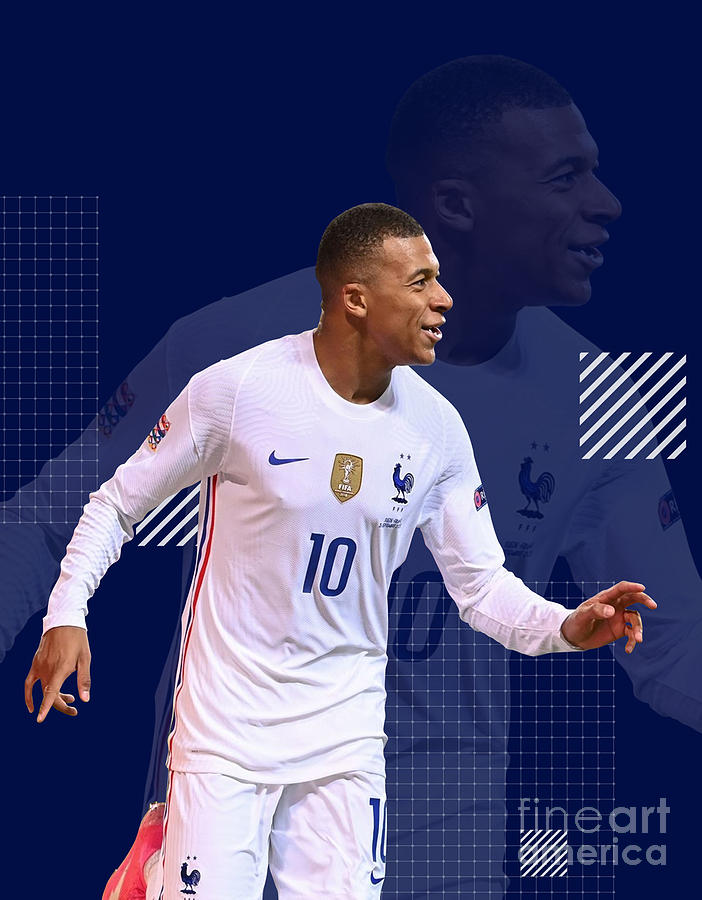 Kylian Mbappe Digital Art by Mounir Meghaoui | Fine Art America