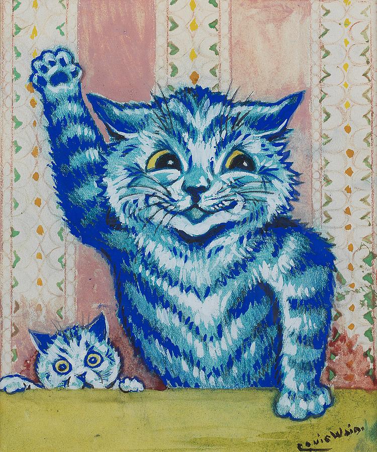 Louis Wain Painting By Artful Home Gallery Fine Art America   24 Louis Wain Artful Home Gallery 