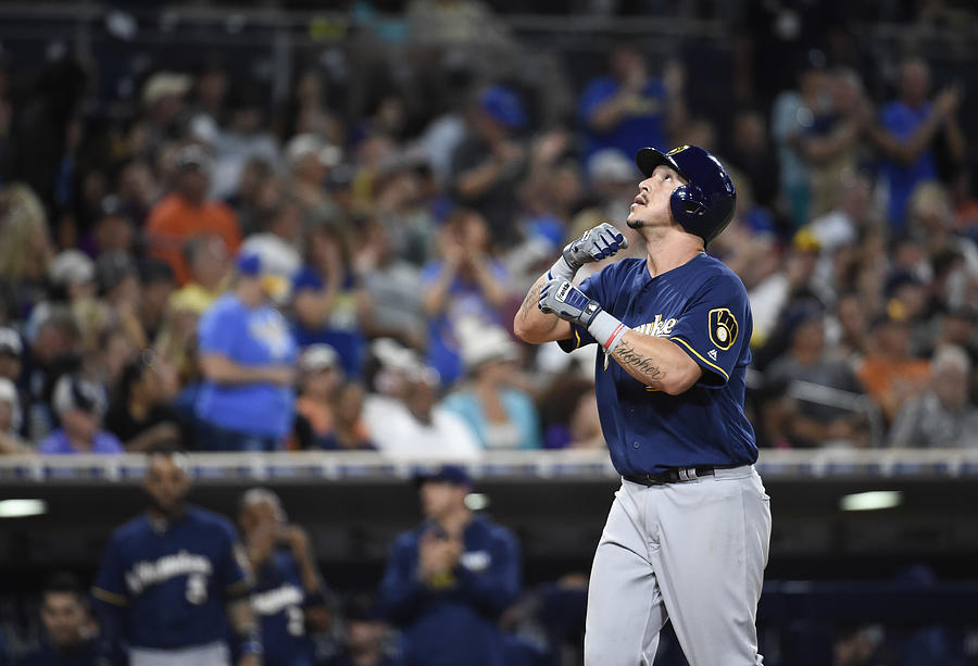 Milwaukee Brewers v San Diego Padres #24 Photograph by Denis Poroy