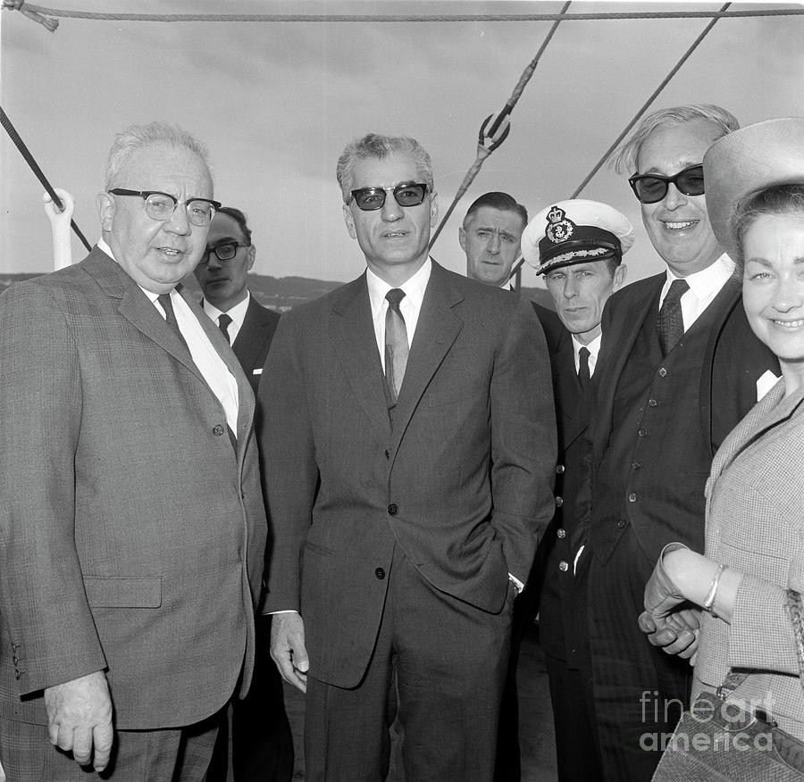 Mohammad Reza Chah Pahlavi Photograph by Pierre Roussel | Fine Art America