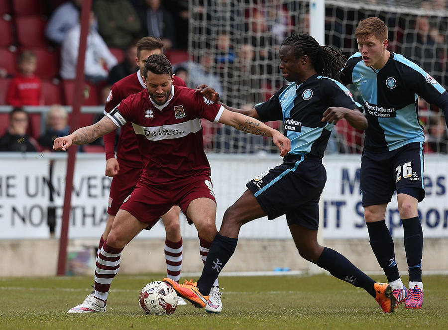 Northampton Town v Wycombe Wanderers - Sky Bet League Two #24 Photograph by Pete Norton