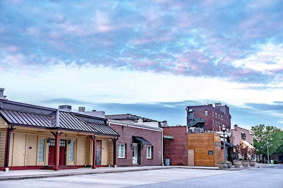Rock hill south carolina downtown in the morning #24 Photograph by Alex Grichenko