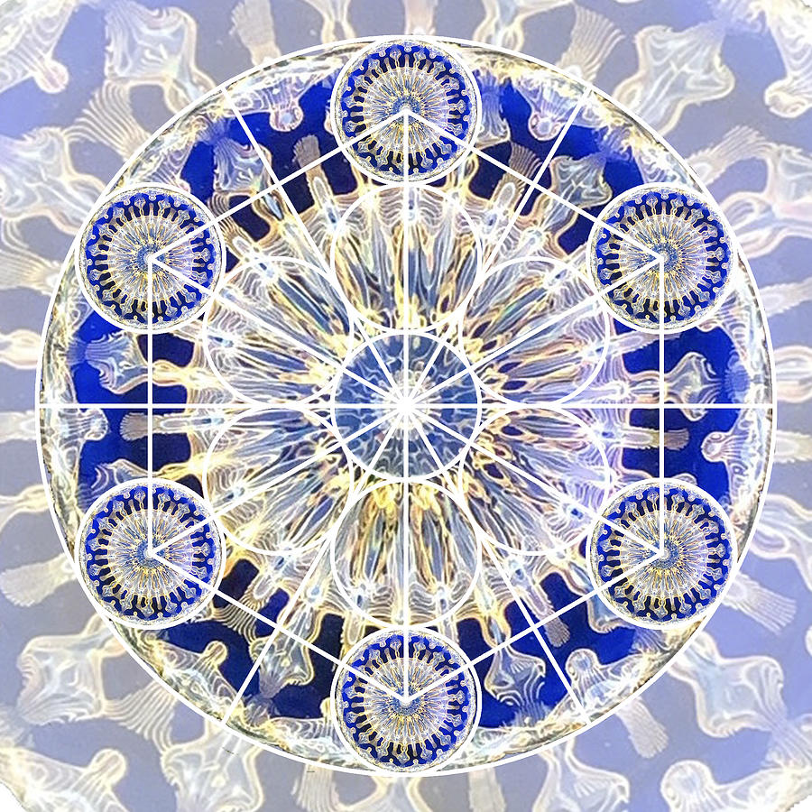 Sacred Geometry Contemporary Art #24 Digital Art by Dean Marston - Pixels