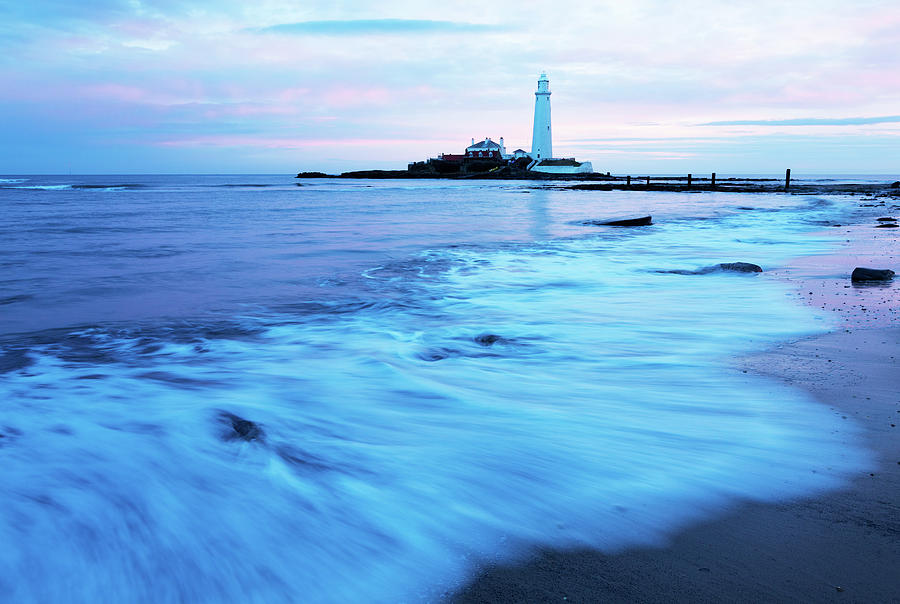 Saint Marys Lighthouse at Whitley Bay #24 Photograph by Ian Middleton