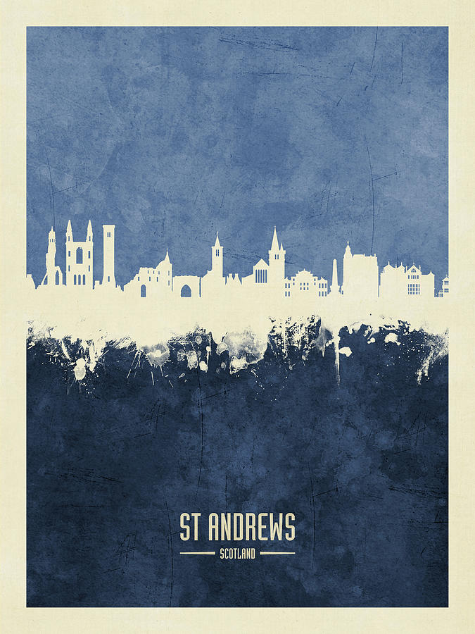 St Andrews Scotland Skyline #24 Digital Art by Michael Tompsett