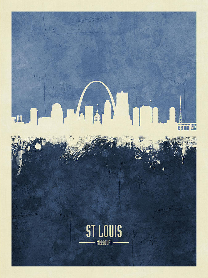 St Louis Missouri Skyline #24 Photograph by Michael Tompsett
