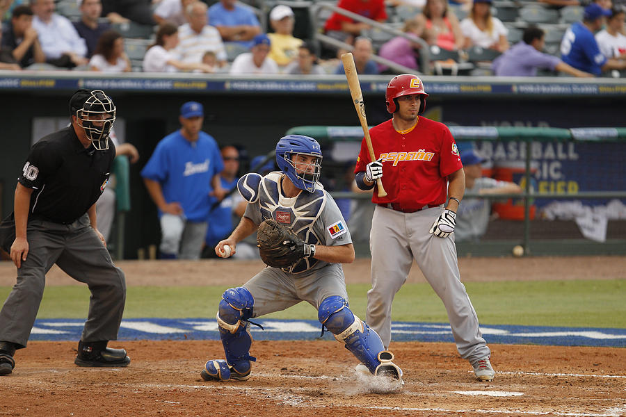 World Baseball Classic Qualifier 1: Game 6 - Team Israel v Team Spain #24 Photograph by Tom DiPace