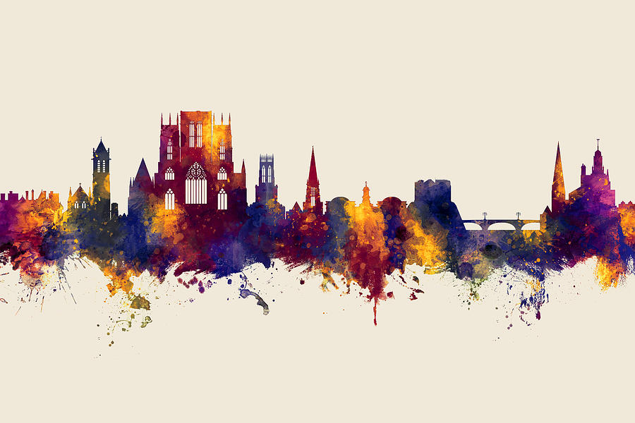 York England Skyline #24 Digital Art by Michael Tompsett