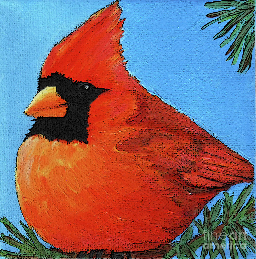25 Cardinal Painting by Victoria Page