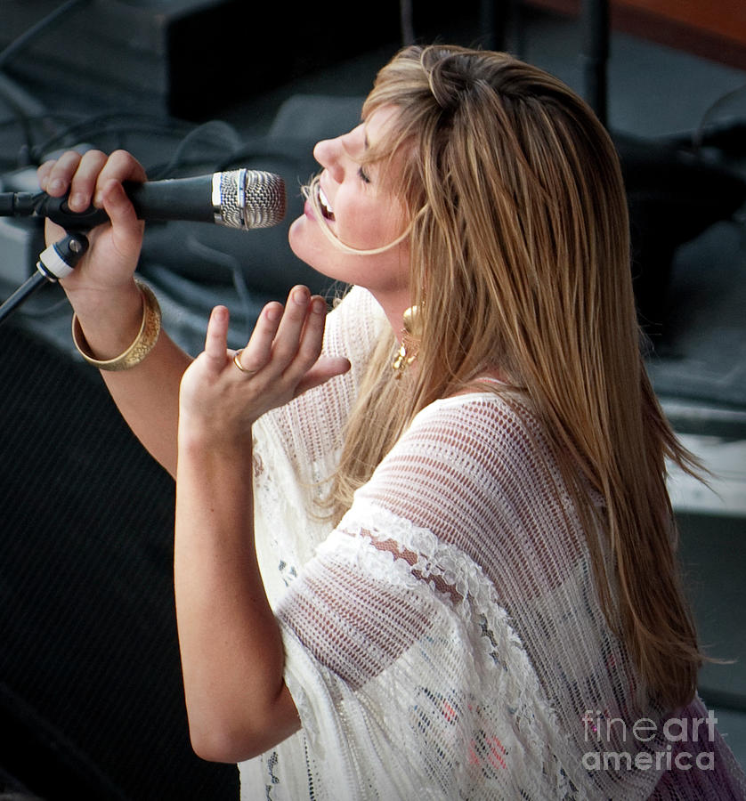 Grace Potter and the Nocturnals at Bonnaroo 2011 #30 Photograph by David Oppenheimer