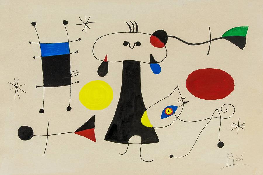 Joan Miro Artist Painting by Artful Home Gallery Art - Fine Art America