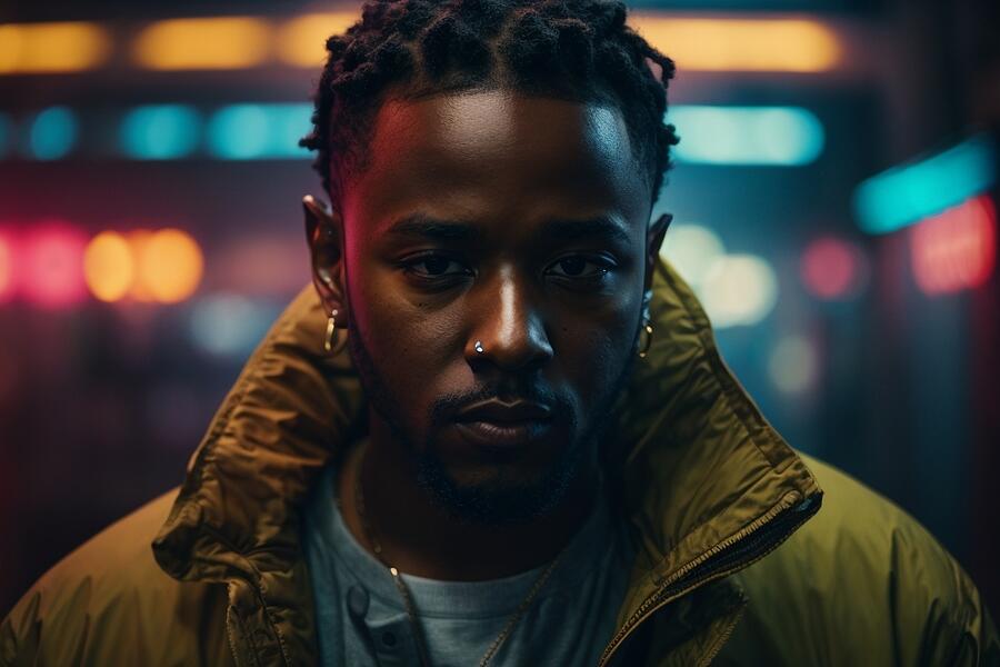 Kendrick Lamar Digital Art - Kendrick Lamar #25 by Amsterdam Funderburke