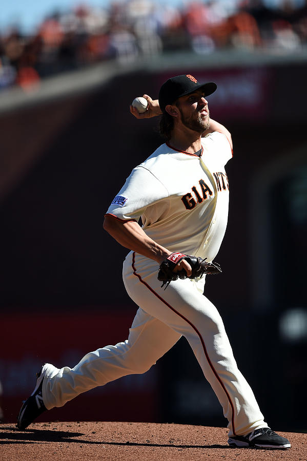 Madison Bumgarner #25 Photograph by Thearon W. Henderson