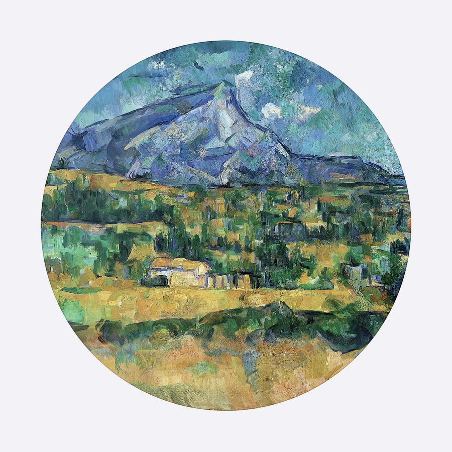 Paul Cezanne Painting - Mont Sainte-Victoire #25 by JJ Art Collections