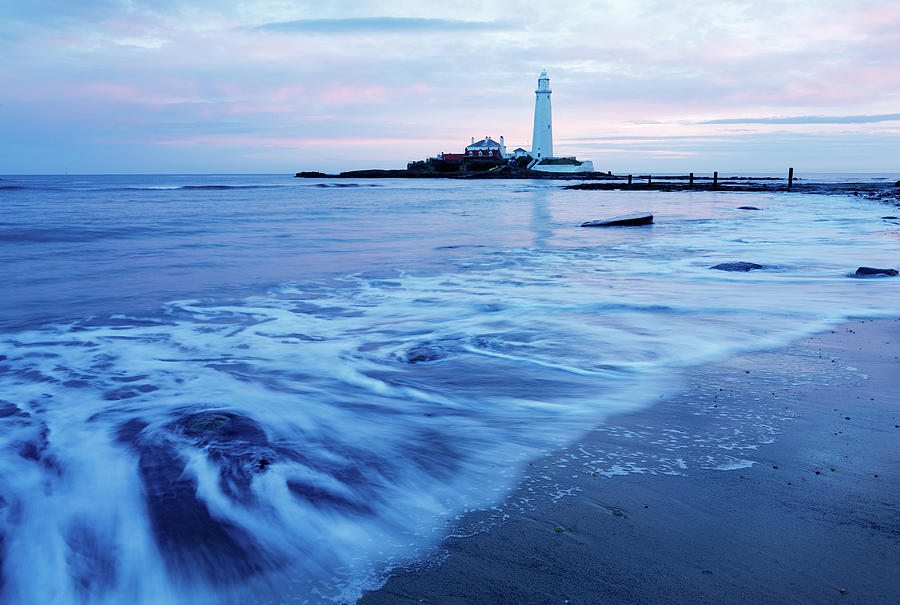 Saint Marys Lighthouse at Whitley Bay #25 Photograph by Ian Middleton