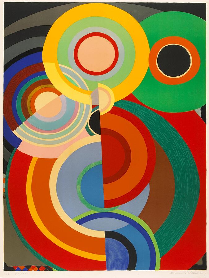 Sonia Delaunay Painting by Artful Home Gallery - Fine Art America