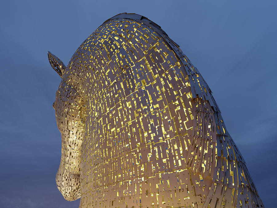 The Kelpies #25 Photograph by Stephen Taylor
