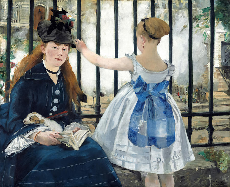 The Railway By Edouard Manet Painting