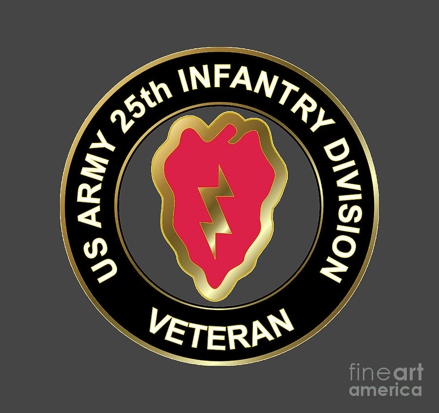 25th Infantry Division Digital Art by Bill Richards