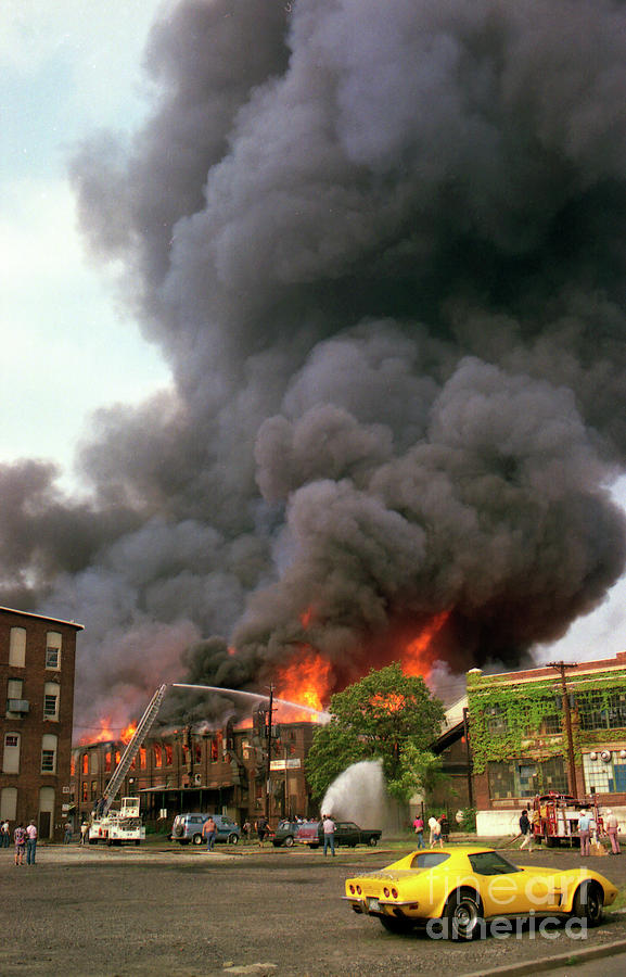 9-02-85 Passaic, NJ Labor Day Fire, Conflagration  #26 Photograph by Steven Spak