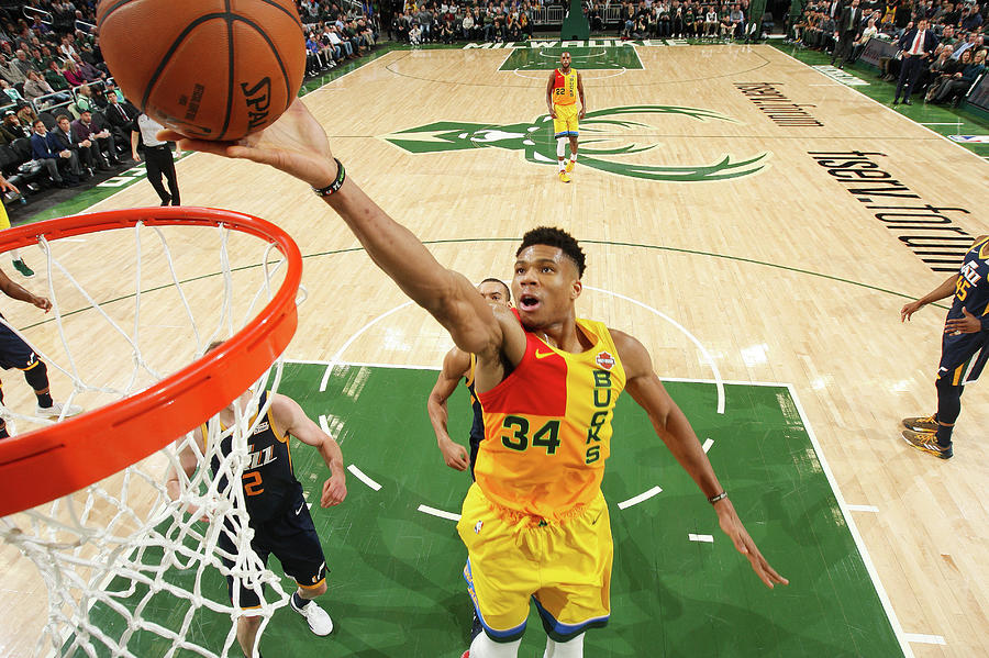 Giannis Antetokounmpo #26 Photograph by Gary Dineen
