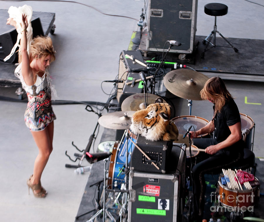 Grace Potter and the Nocturnals at Bonnaroo 2011 #27 Photograph by David Oppenheimer