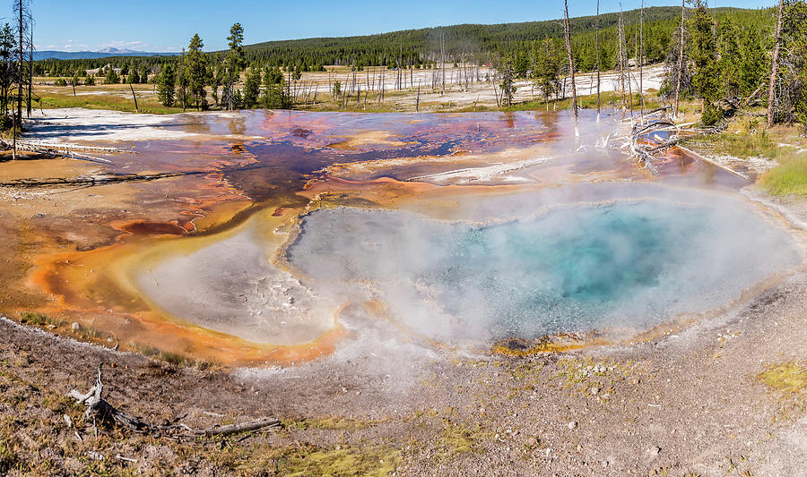 Grand Prismatic Spring in Yellowstone National Park #26 Photograph by Alex Grichenko