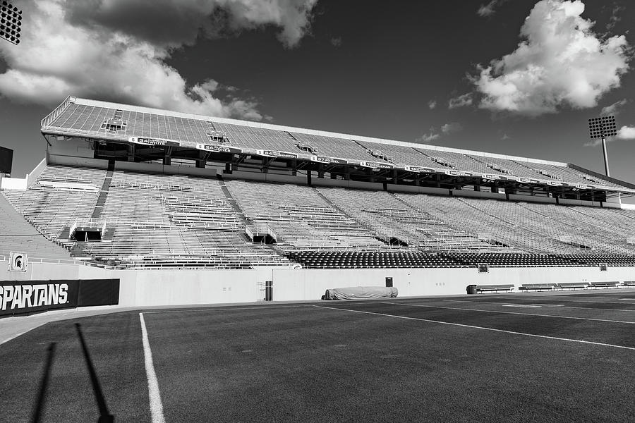Inside Spartan Stadium on the campus of Michigan State University in East Lansing Michigan #26 Photograph by Eldon McGraw