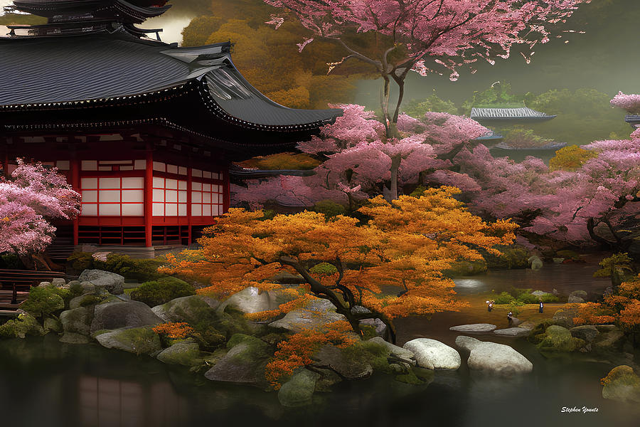 Japanese Serenity Digital Art By Stephen Younts - Fine Art America