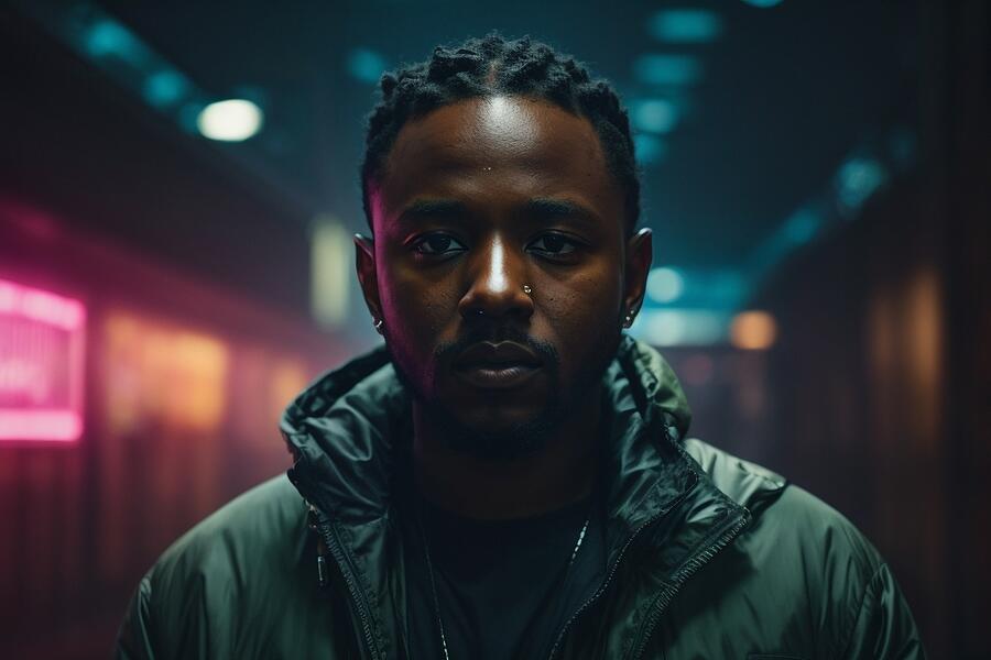 Kendrick Lamar Digital Art - Kendrick Lamar #26 by Amsterdam Funderburke