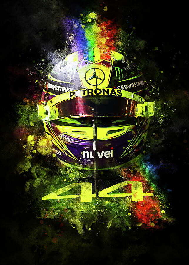 Lewis Hamilton #26 Digital Art by Duke Justin - Fine Art America