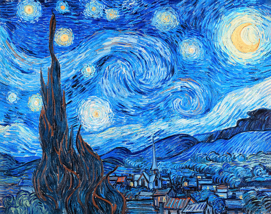Starry Night #40 Painting by Vincent van Gogh