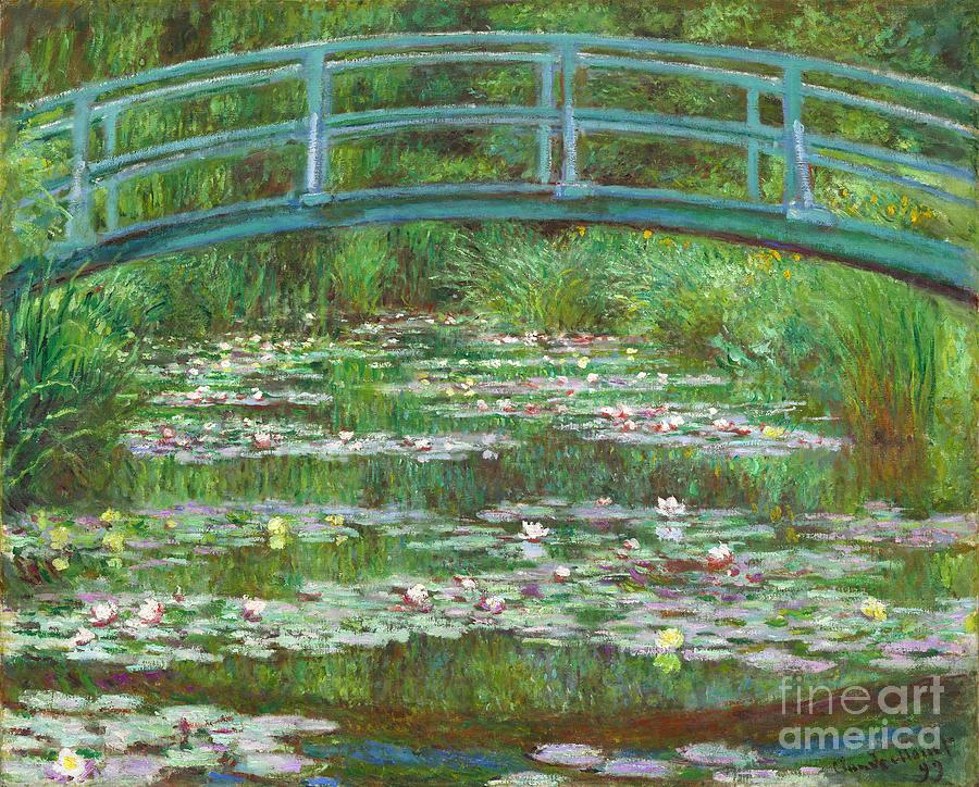 The Japanese Footbridge #26 Painting by Claude Monet