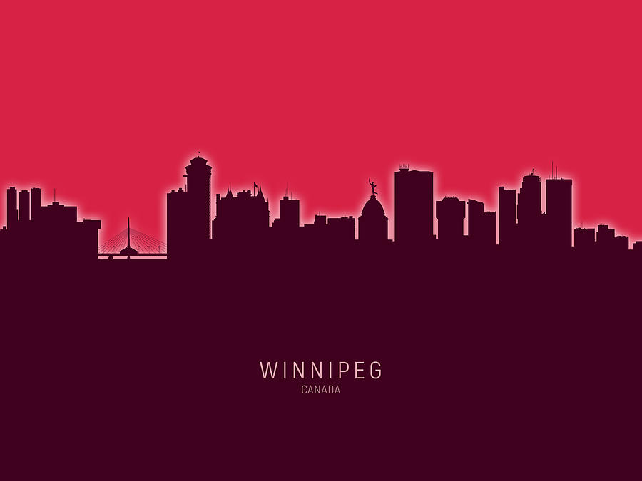 Winnipeg Canada Skyline #26 Photograph by Michael Tompsett