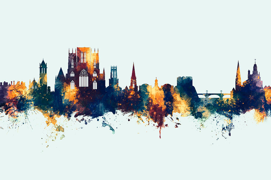 York England Skyline #26 Digital Art by Michael Tompsett