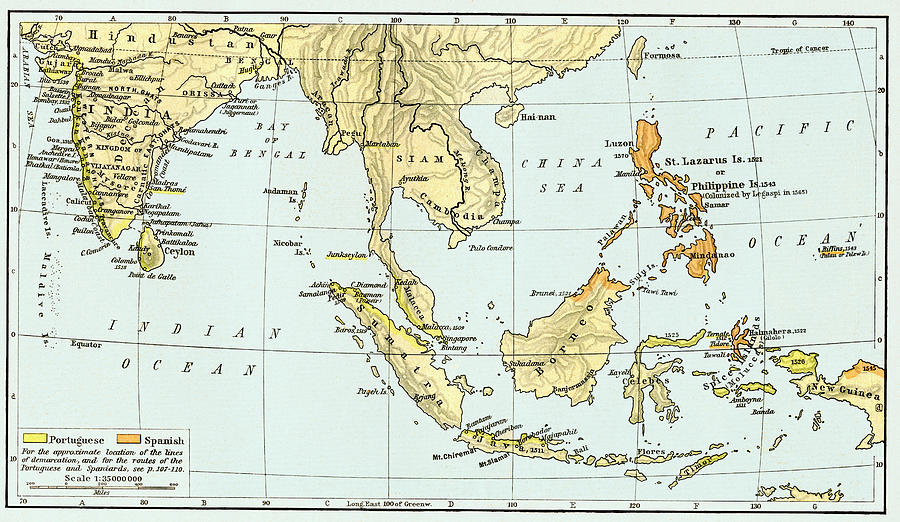 2605967 Colonies in India Drawing by Universal History Archive | Fine ...