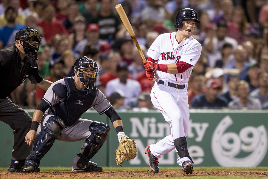 Andrew Benintendi #27 Photograph by Billie Weiss/Boston Red Sox