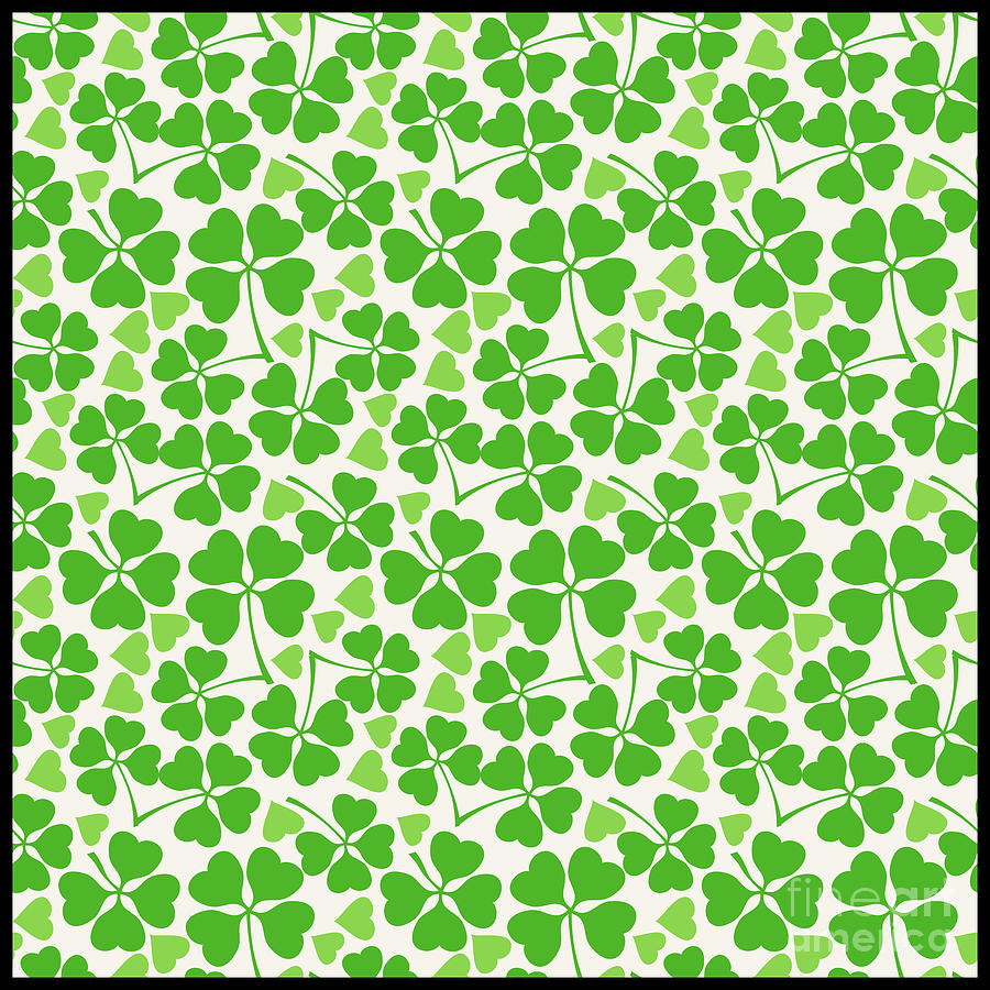 Happy St Patricks Day Ireland Luck Party Digital Art by Mister Tee