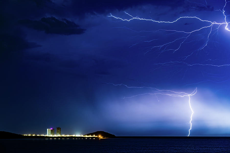 Lightning Storms Mazatlan Mexico #27 Photograph by Tommy Farnsworth