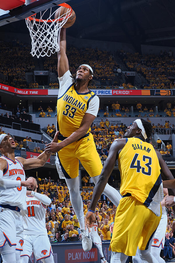 Myles Turner #27 By Ron Hoskins